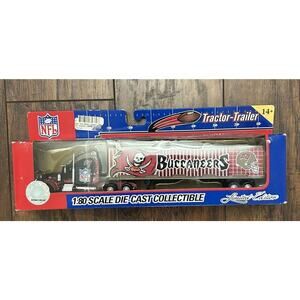 NFL Football Semi Truck Tractor Trailer Hauler Collectible Tampa Bay Buccaneers